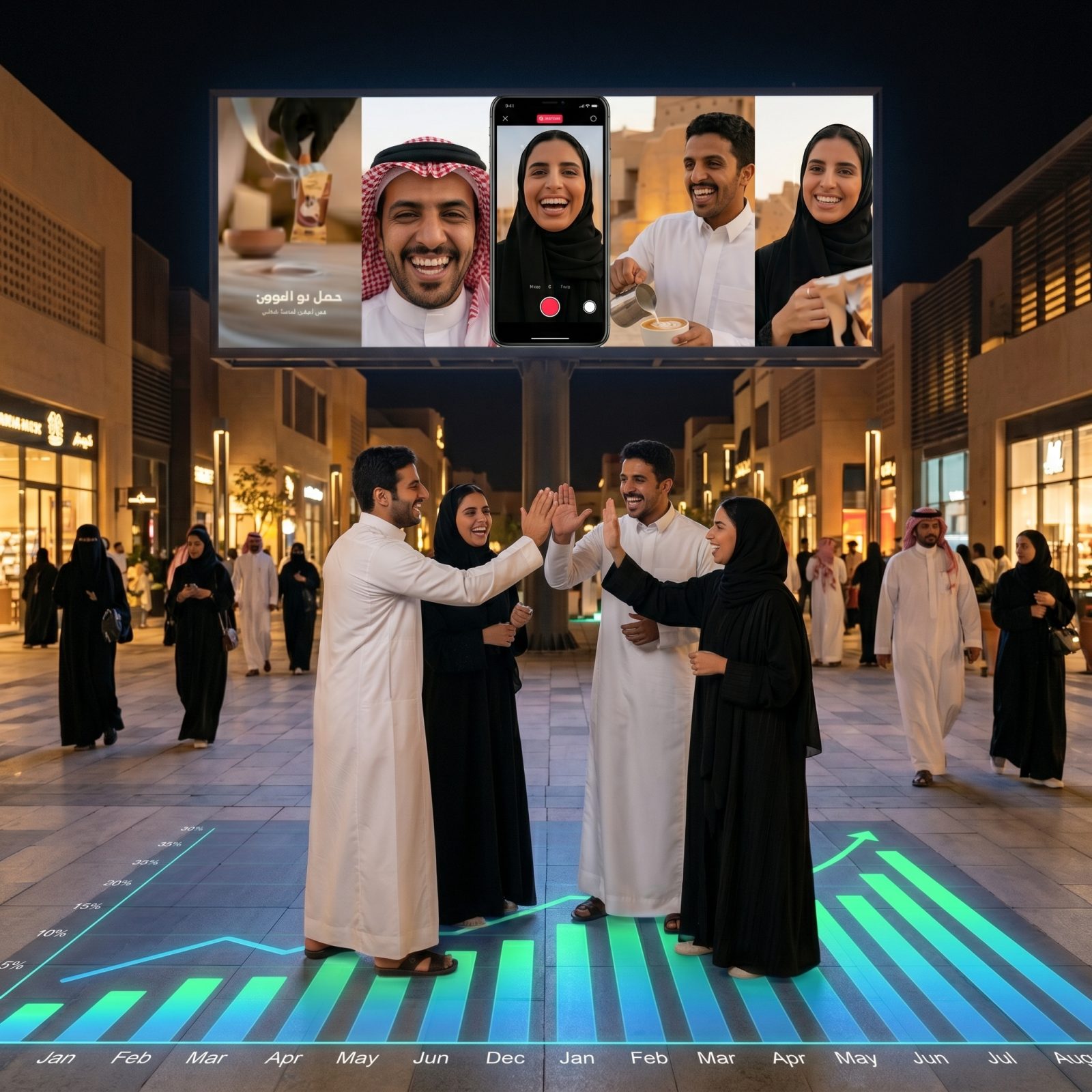 تيك توك للعلامات السعودية: دليل النمو