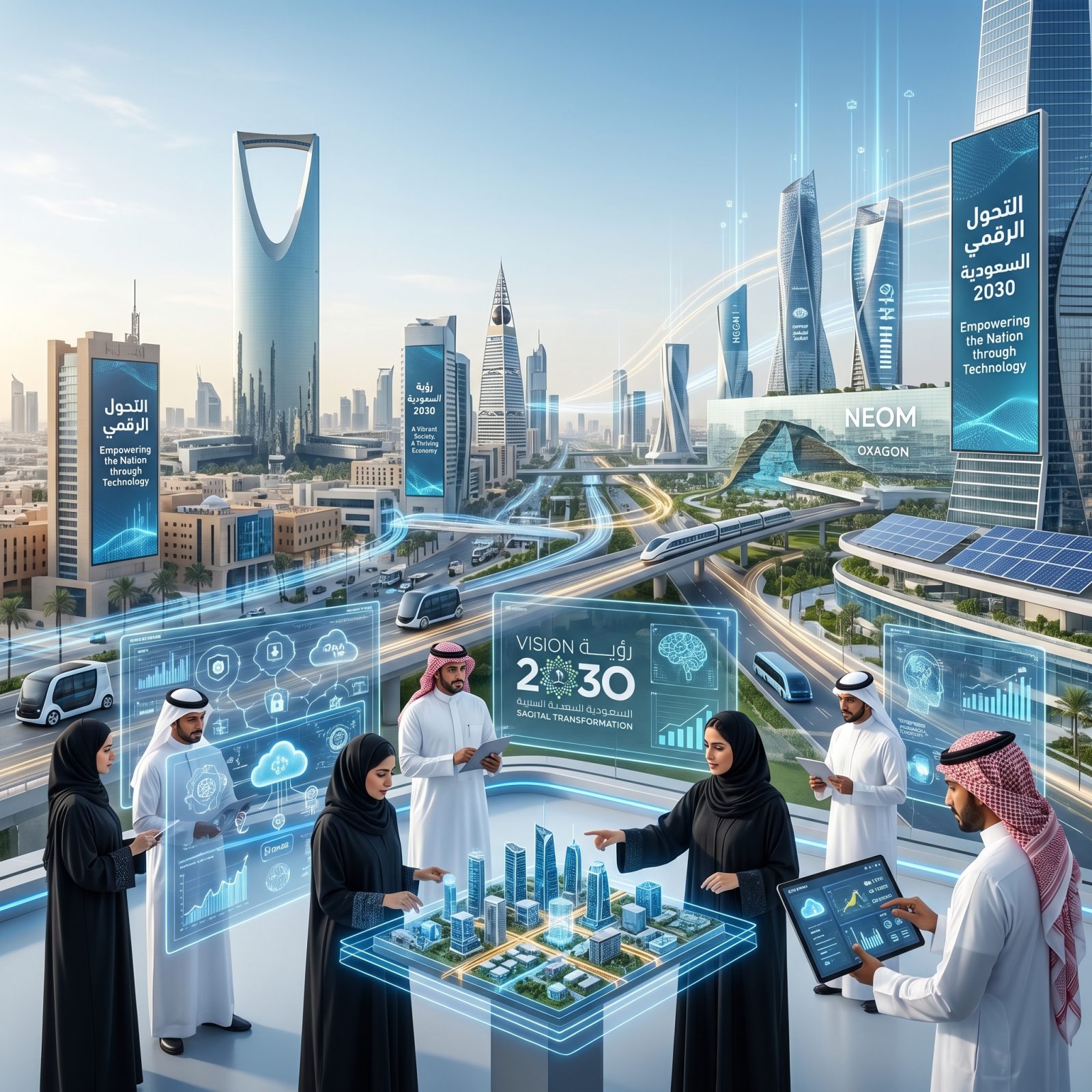التحول الرقمي ورؤية السعودية 2030