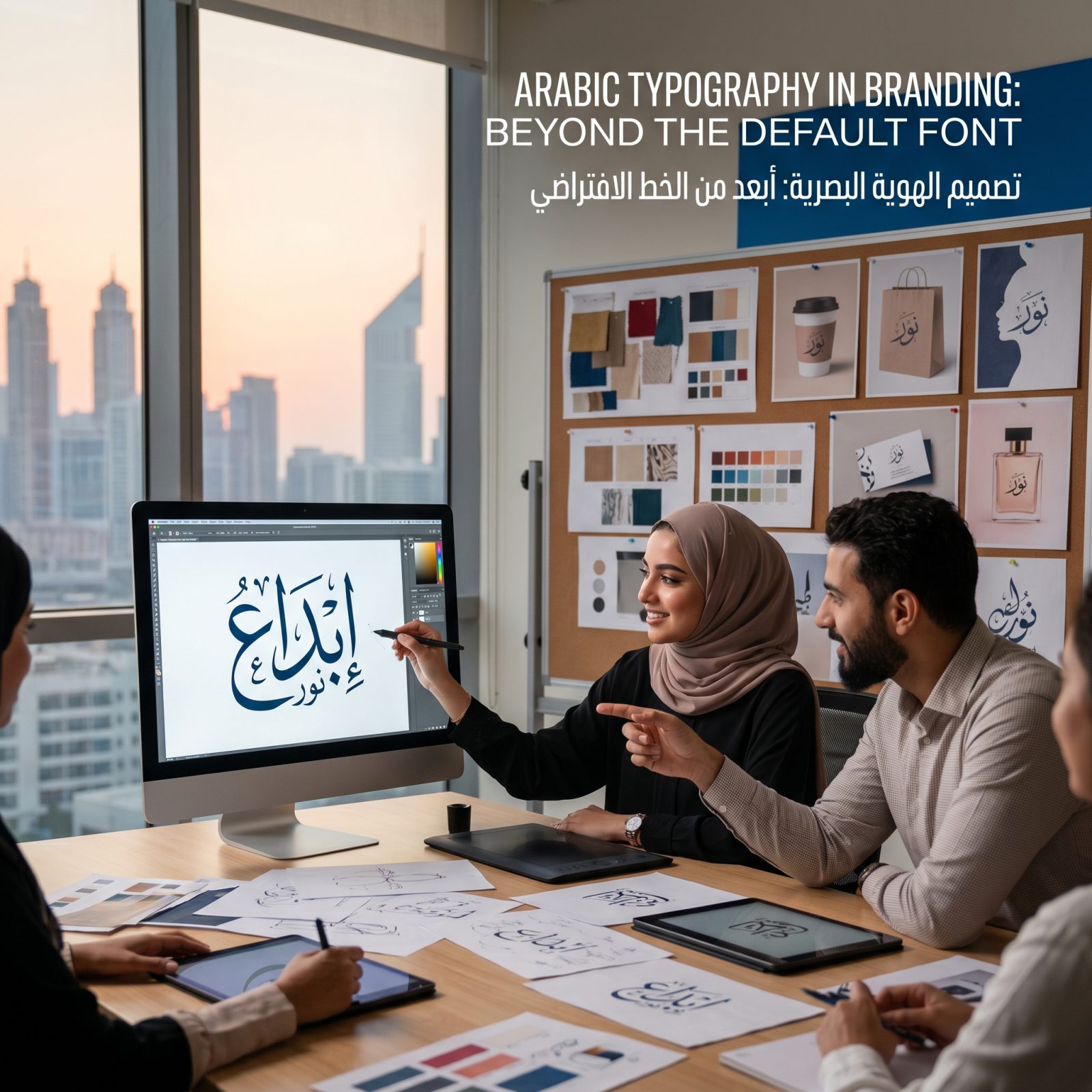 الخط العربي في الهوية: أبعد من الخط الافتراضي